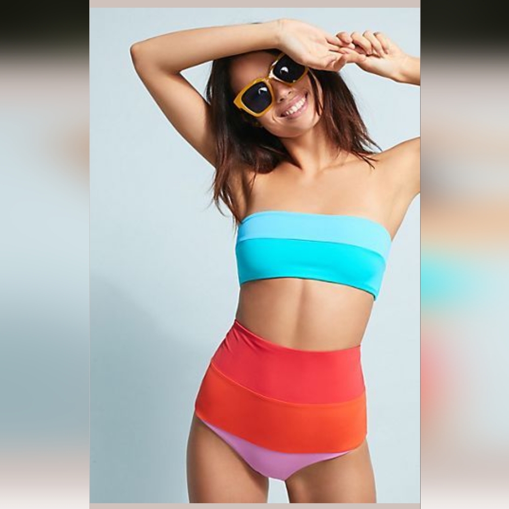 Mara Hoffman Red and Orange Swimwear